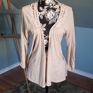 Maurices Lightweight Cardigan with Lace detail